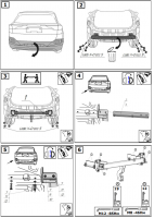 Фаркоп 1243-A Oris на Lada X-Cross 5 2023-, FAW Bestune T77 2018-. Необходима подрезка бампера. Тип шара: A. Нагрузки: 1500/75 кг, масса фаркопа 24 кг (без электрики в комплекте) от магазина ФаркопРос